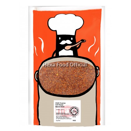 HEXA HALAL Coarse Chili  101 1kg Food Service Packaging